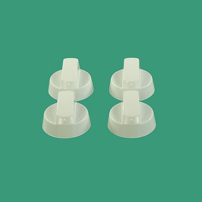 *Power switch handle stove (set of 4) white *Power switch handle stove (set of 4) white