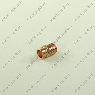 Solder-nut adapter 1/2 X 3/8M Solder-nut adapter 1/2 X 3/8M