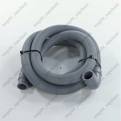 Drain hose 2,0 m 90˚ Ø 19/21 mm