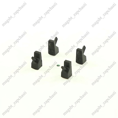 Rubber gasket for plate grates WHIRLPOOL set 4 pcs 484000000840
