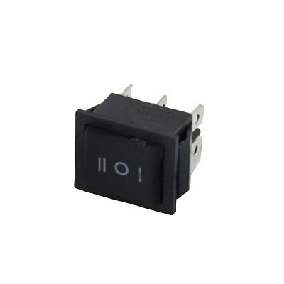 Button 6 pin 15A black universal min/off/max Button 6 pin 15A black universal min/off/max
