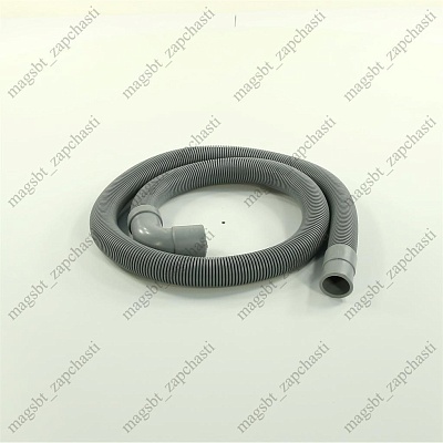 Drain hose 1,0 m 90˚ Ø 19/21 mm