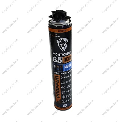 Mounting foam 870ml prof PROFPUR MEGA all-season output up to 65 l Mounting foam 870ml prof PROFPUR MEGA all-season output up to 65 l