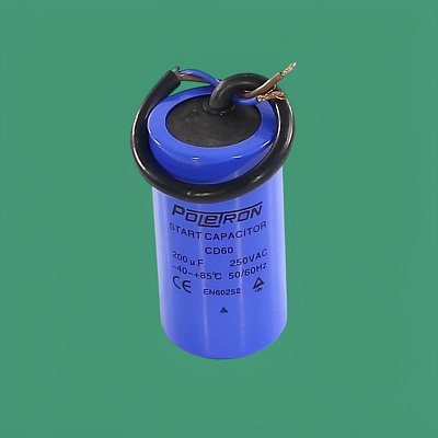 Capacitor CBB60 200 µF 450V plastic Capacitor CBB60 200 µF 450V plastic