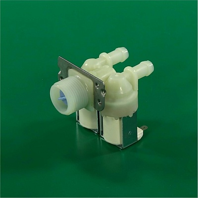 Electromagnetic valve of washing machine 2 180˚ Ø12 mm clamps 12V LG 5220FR1251G Electromagnetic valve of washing machine 2 180˚ Ø12 mm clamps 12V LG 5220FR1251G