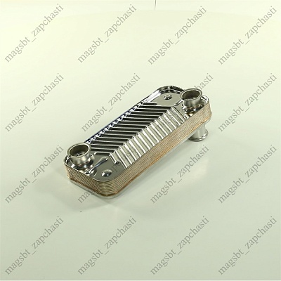 Теплообменник вторичный котла Navien ГВС HR12 13-24 кВт L 210мм W 100мм 30004995A ОРИГИНАЛ Теплообменник вторичный котла Navien ГВС HR12 13-24 кВт L 210мм W 100мм 30004995A ОРИГИНАЛ