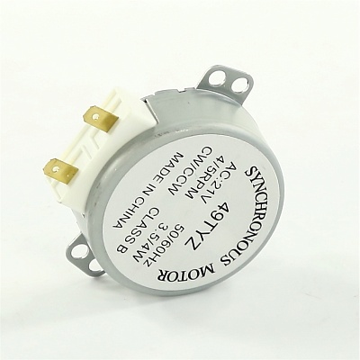 Microwave dish motor 3.5/4W 4/5 rpm 21V h14mm 2 contacts Microwave dish motor 3.5/4W 4/5 rpm 21V h14mm 2 contacts