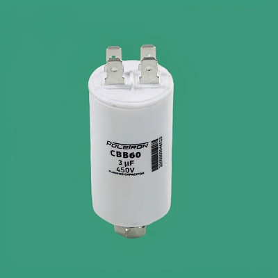 Конденсатор CBB60 3 мкф 450V пластик Конденсатор CBB60 3 мкф 450V пластик