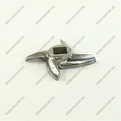 Industrial meat grinder blade D61.5mm 11.5x11.5mm square