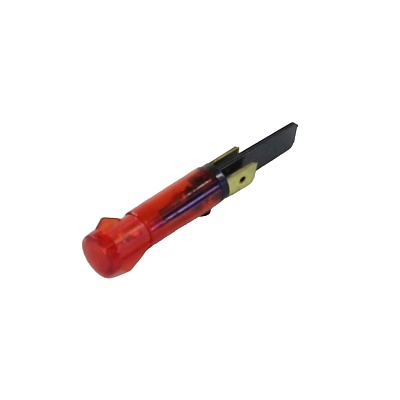 *Button 2 contacts Ø9 mm 250 V max120° indicator red *Button 2 contacts Ø9 mm 250 V max120° indicator red