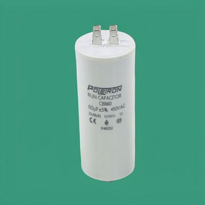 Конденсатор CBB60 60 мкф 450V пластик Конденсатор CBB60 60 мкф 450V пластик