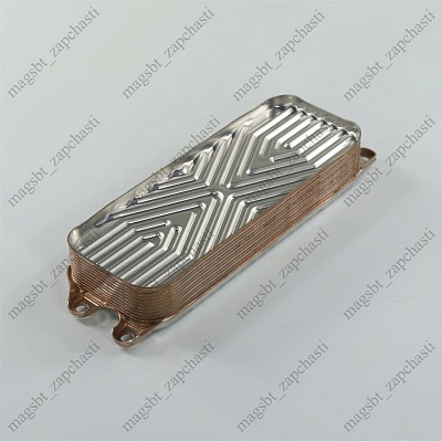 Теплообменник вторичный ГВС котла Protherm 24 кВт (Гепард/Пантера v19) 0020059452 ОРИГИНАЛ Теплообменник вторичный ГВС котла Protherm 24 кВт (Гепард/Пантера v19) 0020059452 ОРИГИНАЛ
