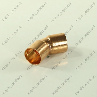 Double-socket elbow 45° Ø 7/8