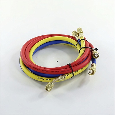 Шланг заправочный 120 см 5/16 800-4000 Psi 3шт R410 FC Шланг заправочный 120 см 5/16 800-4000 Psi 3шт R410 FC