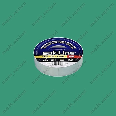 Лента ПВХ изоляционная 19мм x 25м SAFELINE Лента ПВХ изоляционная 19мм x 25м SAFELINE