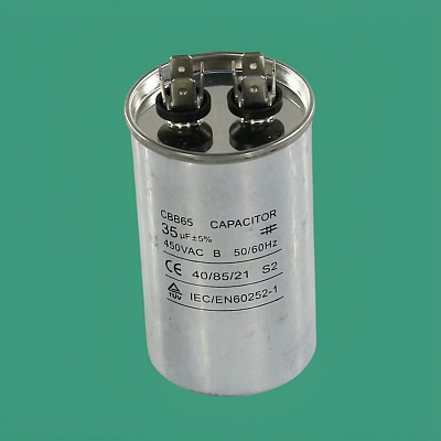 Capacitor CBB65 35 µF 440-450V metal