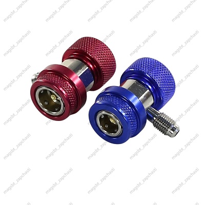 Quick releases for refilling car air conditioners Value VHF-A F