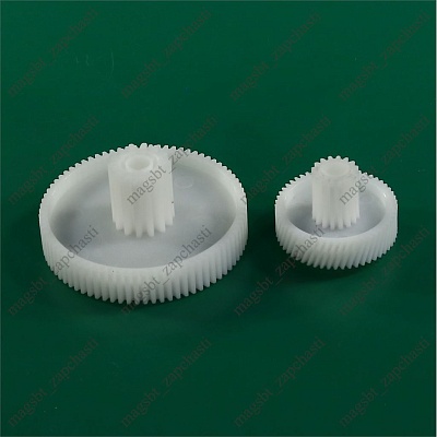 *Meat grinder gear ELENBERG D80/45 mm h37 mm z78/14 straight D24/18 mm h34 mm z54/16 helical/straight