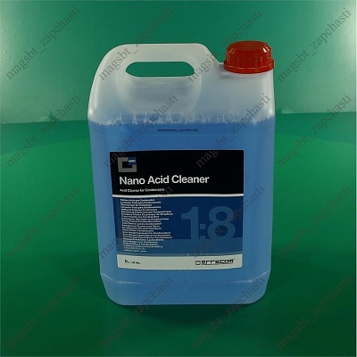 Очиститель конденсатора 5л ERRECOM NANO ACID CLEANER кислотный концентрат 1:8 Очиститель конденсатора 5л ERRECOM NANO ACID CLEANER кислотный концентрат 1:8