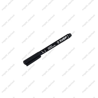 Marker permanent ZUBR sharpened tip MP-100 black 1mm Marker permanent ZUBR sharpened tip MP-100 black 1mm