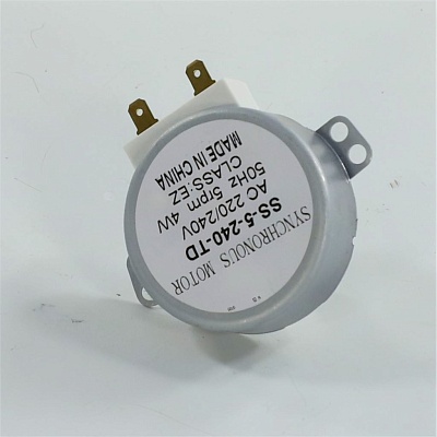 Microwave dish motor 220V 4W 5 rpm h17mm 2 pin