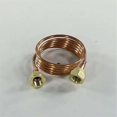 Трубка капиллярная с гайками 1/4 SAE 1,90x2,96 мм 0,9 м R-404