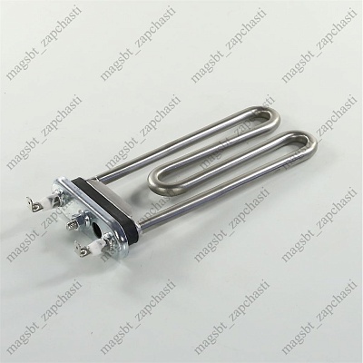 Tubular heating element of washing machine 1600W straight with a hole for temperature sensor L170mm FARBEI