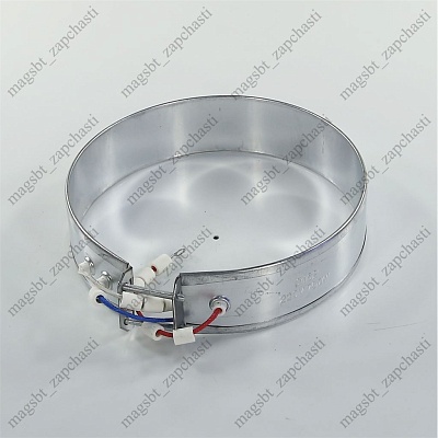 Tubular electric heater 750W clamp connection Ø162mm 3pin Tubular electric heater 750W clamp connection Ø162mm 3pin