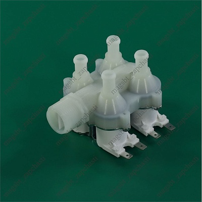 *Washing machine solenoid inlet valve 4 90° Ø12 mm terminals 220 V SKL *Washing machine solenoid inlet valve 4 90° Ø12 mm terminals 220 V SKL