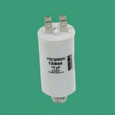 Capacitor CBB60 10 µF 450V plastic Capacitor CBB60 10 µF 450V plastic