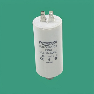 Capacitor CBB60 40 µF 450V plastic Capacitor CBB60 40 µF 450V plastic