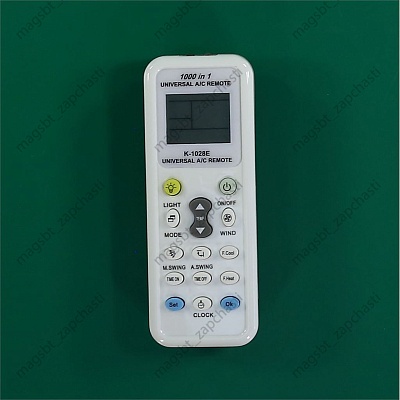 Пульт кондиционера K-1028E (1000 в 1) Пульт кондиционера K-1028E (1000 в 1)