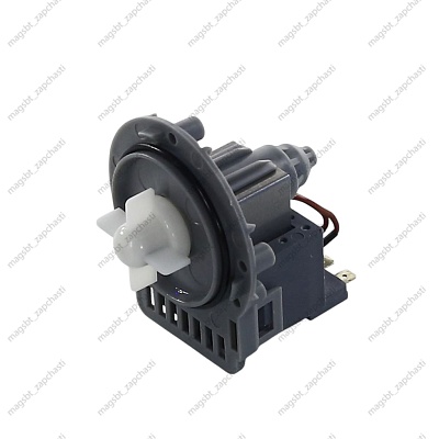 Pump of washing machine STEP.SH 3 screws 40W clamps back aluminum universal