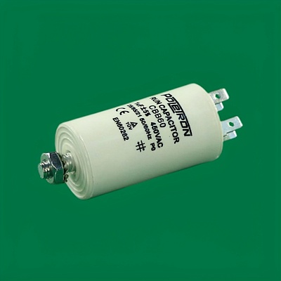 Конденсатор CBB60 1 мкф 450V пластик Конденсатор CBB60 1 мкф 450V пластик