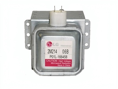 Магнетрон LG 700W 4 пластин 6 отверст 2M214-06B разъём перпендикулярно Магнетрон LG 700W 4 пластин 6 отверст 2M214-06B разъём перпендикулярно