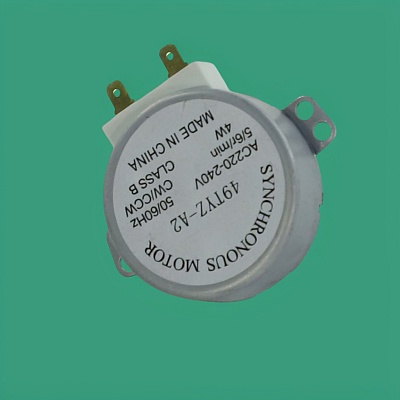 Microwave dish motor 220V 4W 5/6 rpm h16mm 2 pin