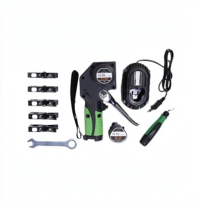 Вальцовка ST-E900A SUPER STAR 1/4"-3/4" аккумуляторная 5 головок, 11.1V, 2.2 Ah, пласт.кейс