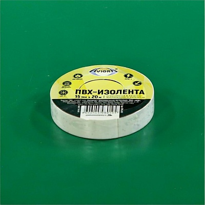 *Tape PVC insulating 15 mm x 20m white AVIORA professional *Tape PVC insulating 15 mm x 20m white AVIORA professional