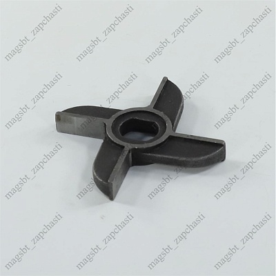 Meat grinder knife MIM-600 D93mm oval 19mm 2-sided Meat grinder knife MIM-600 D93mm oval 19mm 2-sided