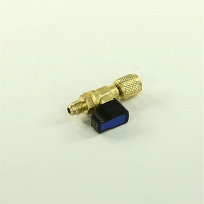Переходник с R-22 на R-22 прямой с краном VALUE