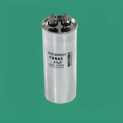 Конденсатор CBB65 65 мкф 440-450V металл Конденсатор CBB65 65 мкф 440-450V металл