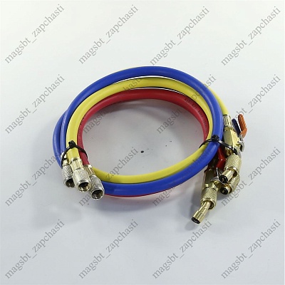 Filling hose 90 cm 1/4 500-2500 Psi 3pcs valve FC Filling hose 90 cm 1/4 500-2500 Psi 3pcs valve FC