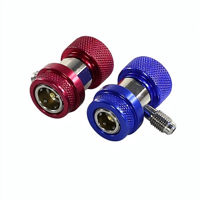 Quick releases for refilling car air conditioners Value VHF-A F