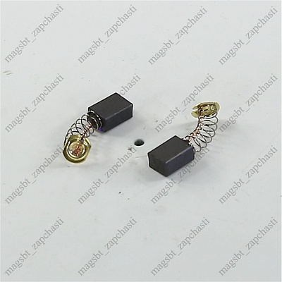 *Carbon brushes 9 X 6 X 13 mm set monomat K1-1 spring 411