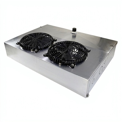 Воздухоохладитель с тэном 2 вент 630W EV-100 L611мм