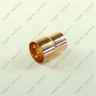 Coupling copper Ø 1 5/8 x 1 3/8 Coupling copper Ø 1 5/8 x 1 3/8