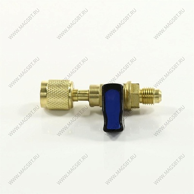 Adapter from R22 to R410 straight with VALUE tap Adapter from R22 to R410 straight with VALUE tap