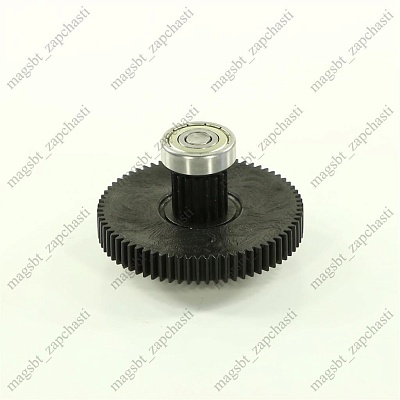 *Gear of the HOSTESS meat grinder Ø72mm black met bushing + bearing *Gear of the HOSTESS meat grinder Ø72mm black met bushing + bearing
