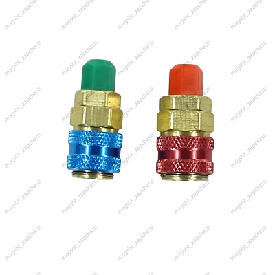 Quick release valve 1/4 SAE straight QC - 12 set