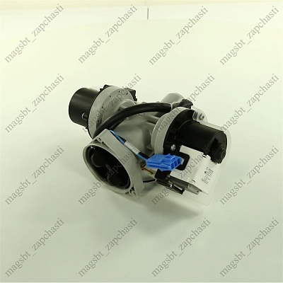 Washing Machine pump assembly 3 pins 30/35W terminals forward copper double 5859EN1006C AHA73653503 LG